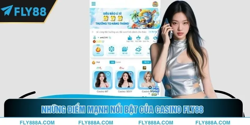 Ưu điểm của casino Fly88